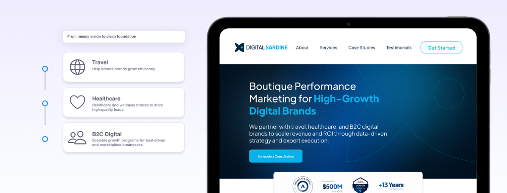 The Digital Sardine website