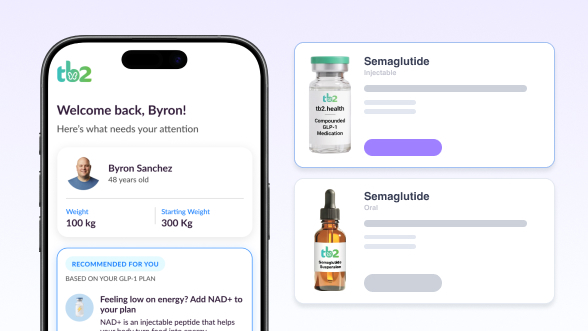 The TB2 Health member app